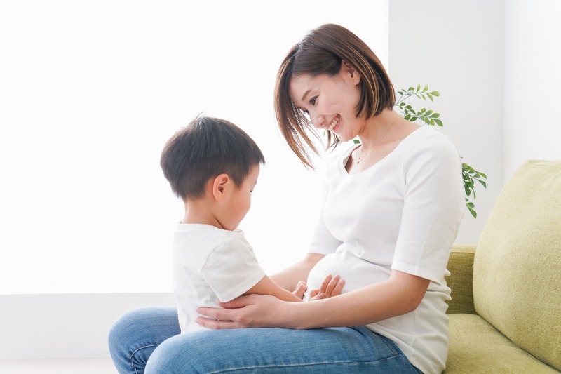 妊婦さんと子供