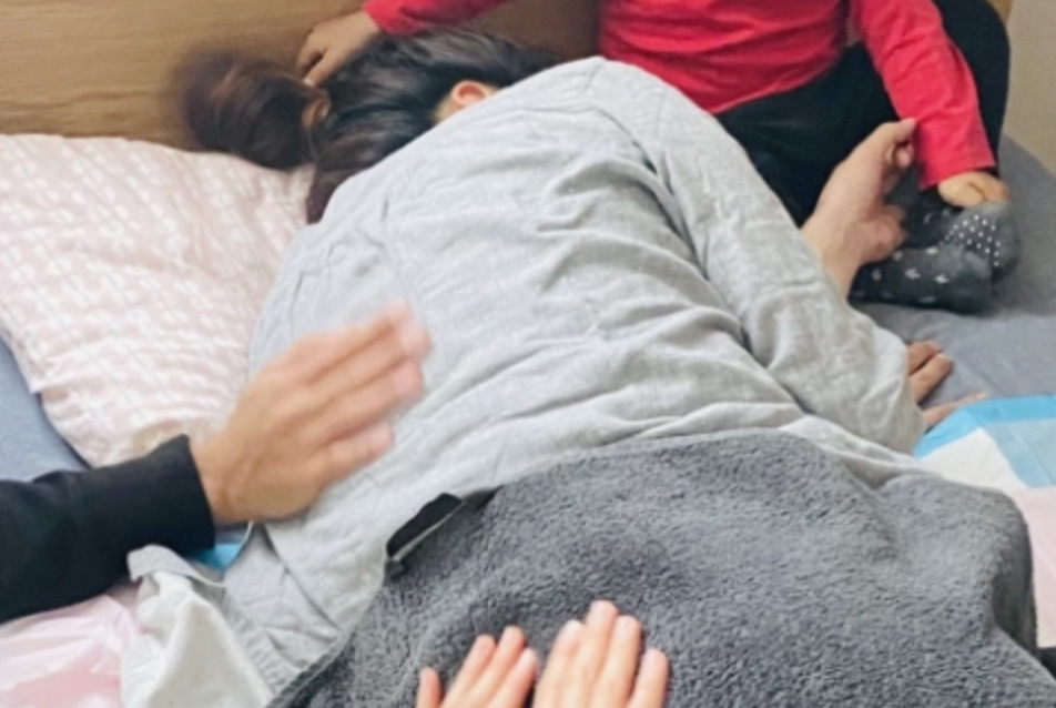 助産師によるサポートの様子