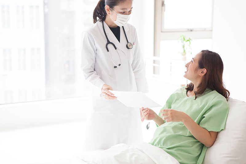 母親とお医者さん