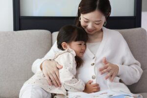 妊婦さんと子供